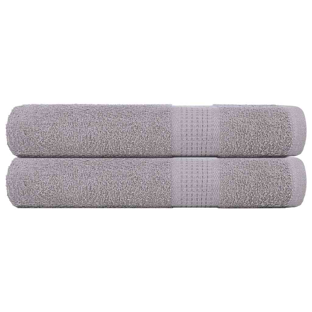 Handtücher FROGN 2 Stk. Grau 100x200 cm 360 g/m²