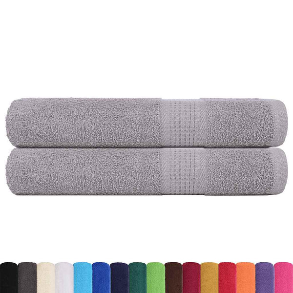 Handtücher FROGN 2 Stk. Grau 100x200 cm 360 g/m²