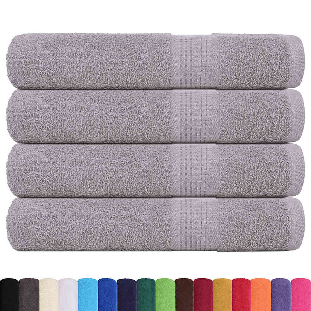 Handtücher FROGN 4 Stk. Grau 100x200 cm 360 g/m²