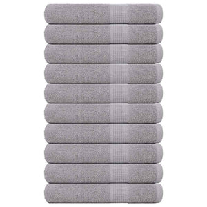 Handtücher FROGN 10 Stk. Grau 100x200 cm 360 g/m²