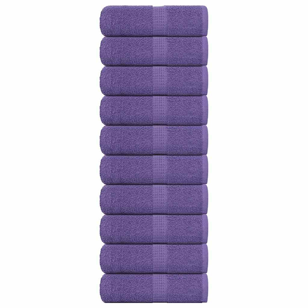 Gästetücher FROGN 10 Stk. Lila 30x50 cm 360 g/m²