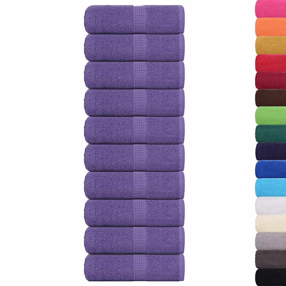 Gästetücher FROGN 10 Stk. Lila 30x50 cm 360 g/m²