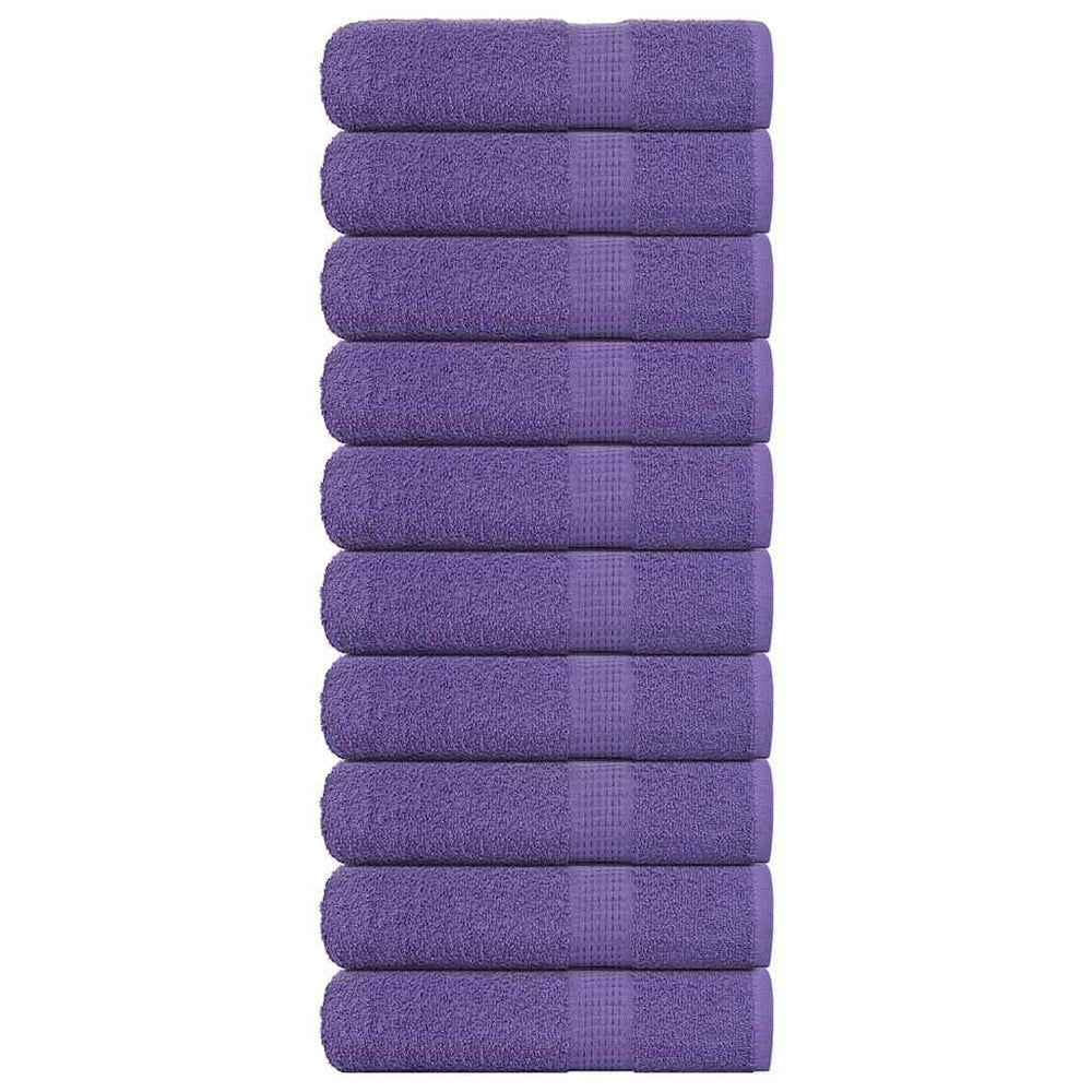 Handtücher FROGN 10 Stk. Lila 50x100 cm 360 g/m²