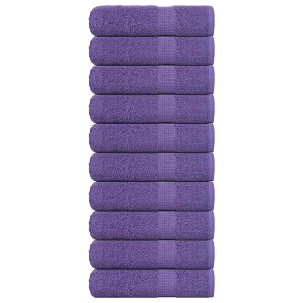 Handtücher FROGN 10 Stk. Lila 50x100 cm 360 g/m²