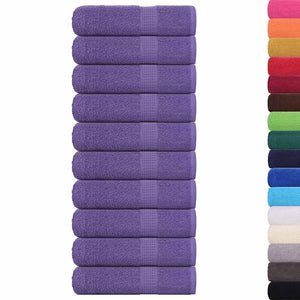 Handtücher FROGN 10 Stk. Lila 50x100 cm 360 g/m²
