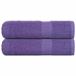 vidaXL Serviettes de douche FROGN 2 pcs Violet 70x140 cm 360 g/m²