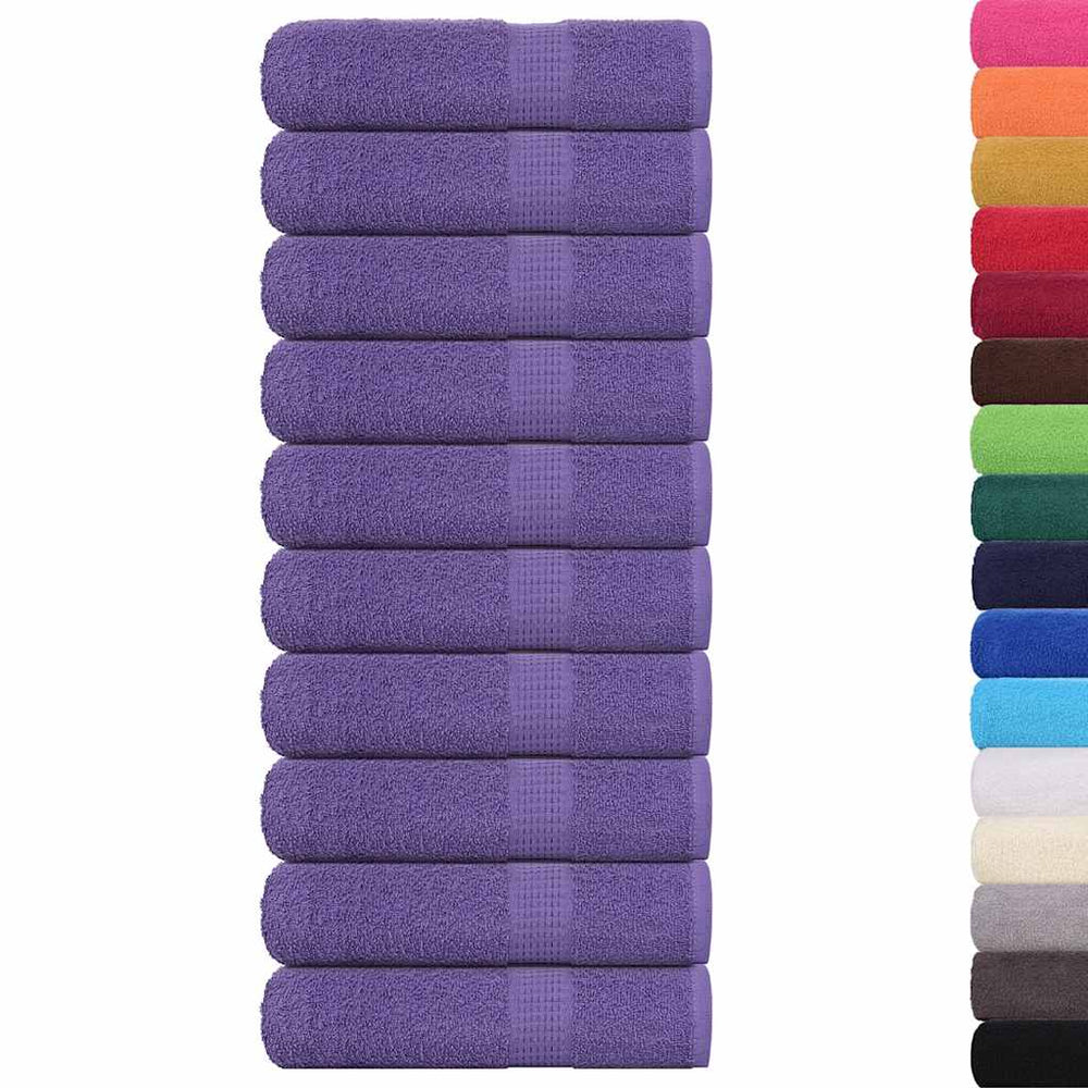 Badetücher FROGN 10 Stk. Lila 100x150 cm 360 g/m²