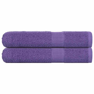 Saunatücher FROGN 2 Stk. Lila 80x200 cm 360 g/m²