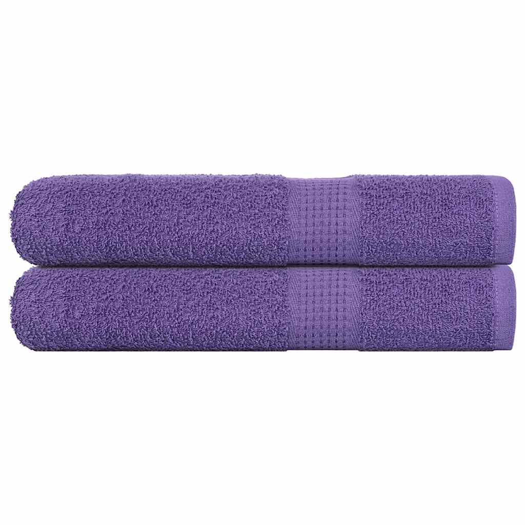 Saunatücher FROGN 2 Stk. Lila 80x200 cm 360 g/m²