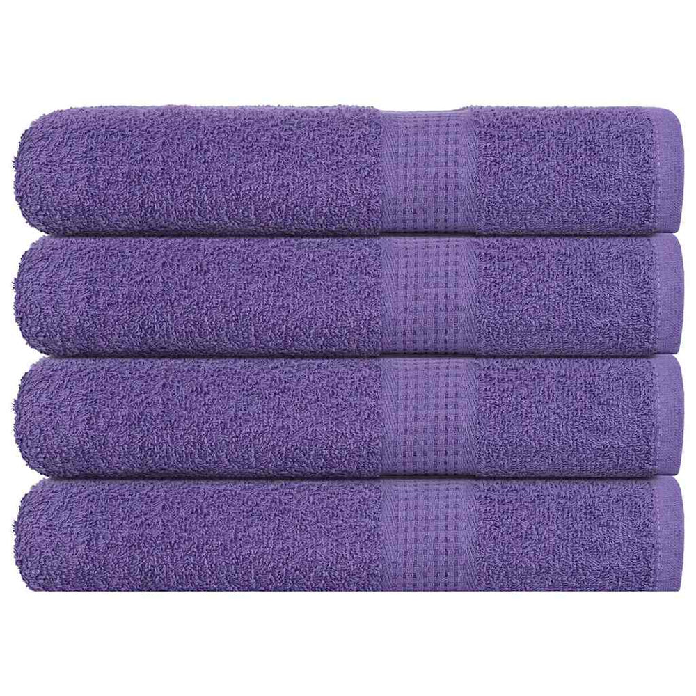 Saunatücher FROGN 4 Stk. Lila 80x200 cm 360 g/m²