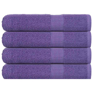 Saunatücher FROGN 4 Stk. Lila 80x200 cm 360 g/m²