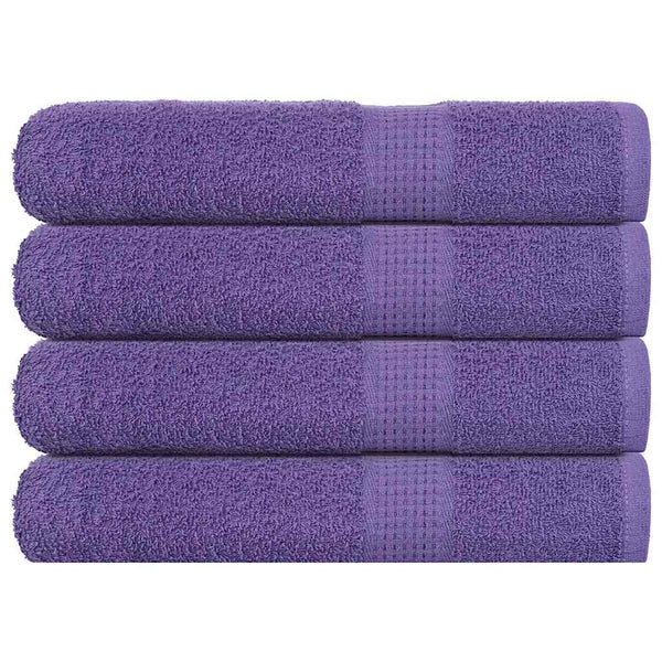 Saunatücher FROGN 4 Stk. Lila 80x200 cm 360 g/m²