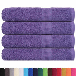 Saunatücher FROGN 4 Stk. Lila 80x200 cm 360 g/m²