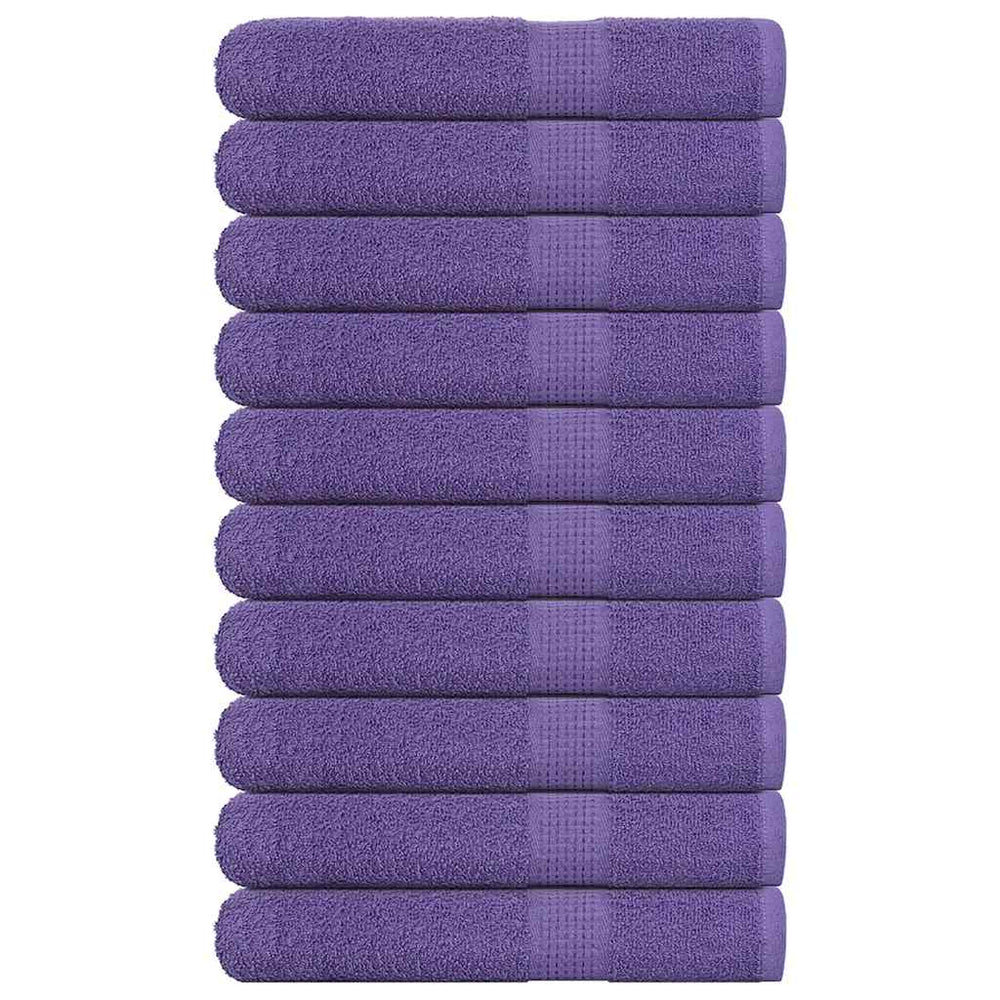 Saunatücher FROGN 10 Stk. Lila 80x200 cm 360 g/m²