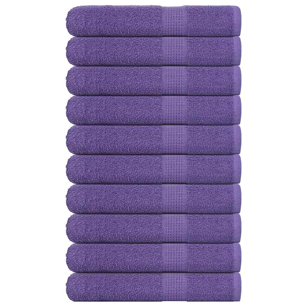 Saunatücher FROGN 10 Stk. Lila 80x200 cm 360 g/m²