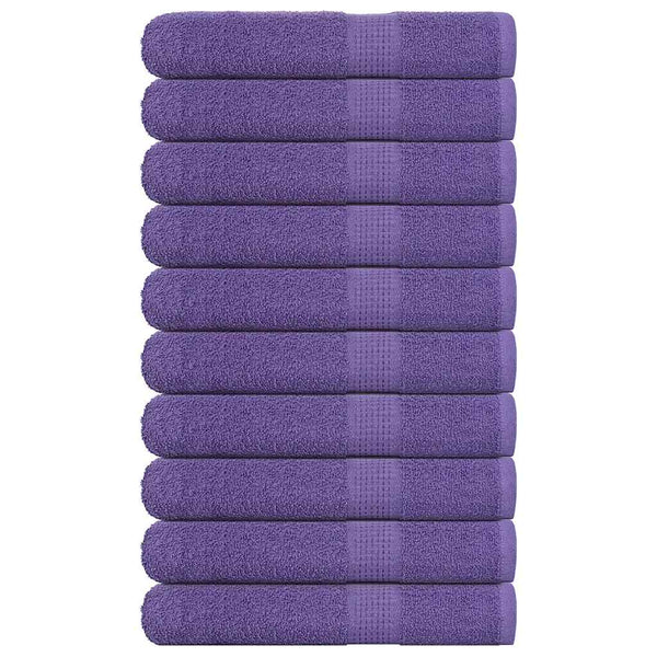 Saunatücher FROGN 10 Stk. Lila 80x200 cm 360 g/m²