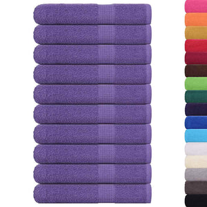 Saunatücher FROGN 10 Stk. Lila 80x200 cm 360 g/m²