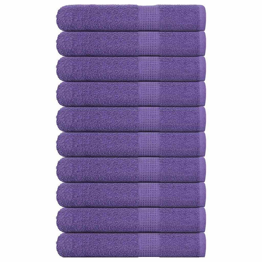 Handtücher FROGN 10 Stk. Lila 100x200 cm 360 g/m²