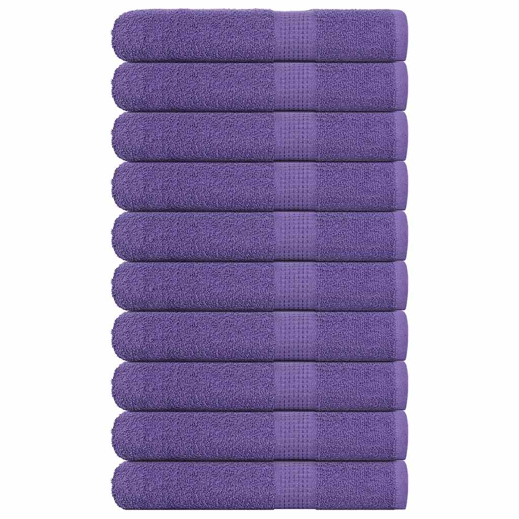 Handtücher FROGN 10 Stk. Lila 100x200 cm 360 g/m²
