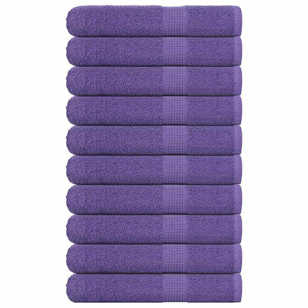 Handtücher FROGN 10 Stk. Lila 100x200 cm 360 g/m²