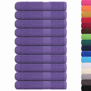 Handtücher FROGN 10 Stk. Lila 100x200 cm 360 g/m²