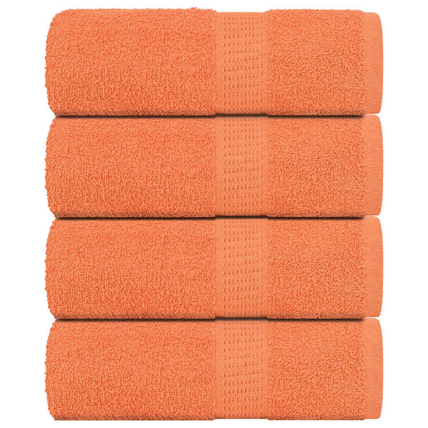 Waschtücher FROGN 4 Stk. Orange 30x30 cm 360 g/m²