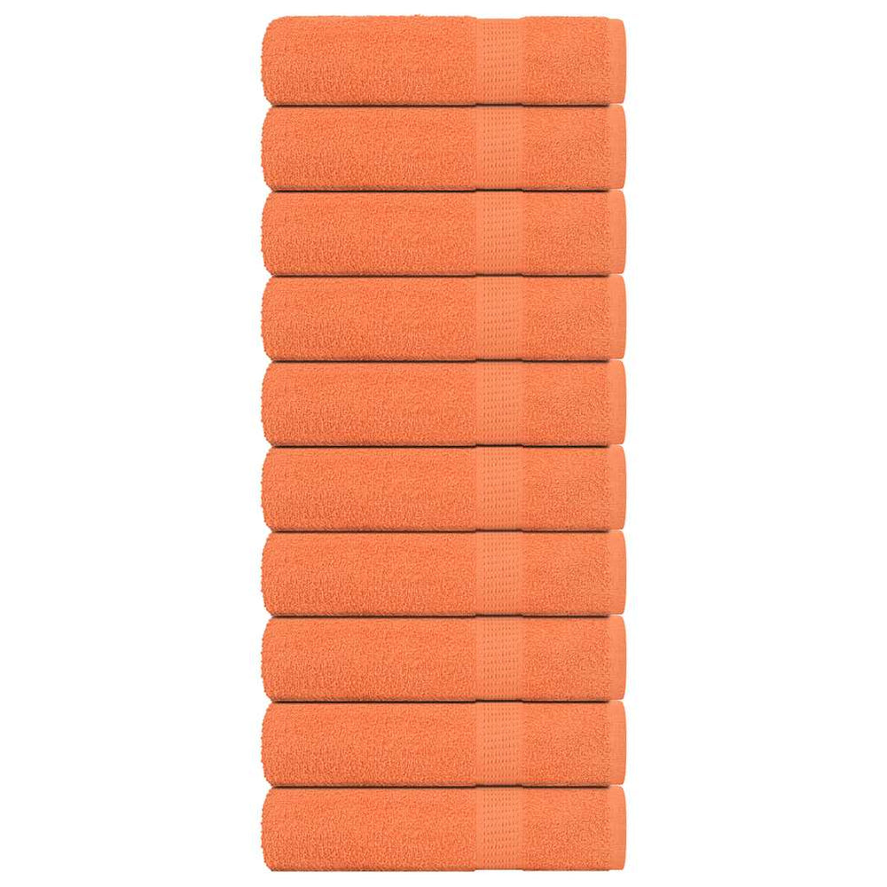 Duschtücher FROGN 10 Stk. Orange 70x140 cm 360 g/qm