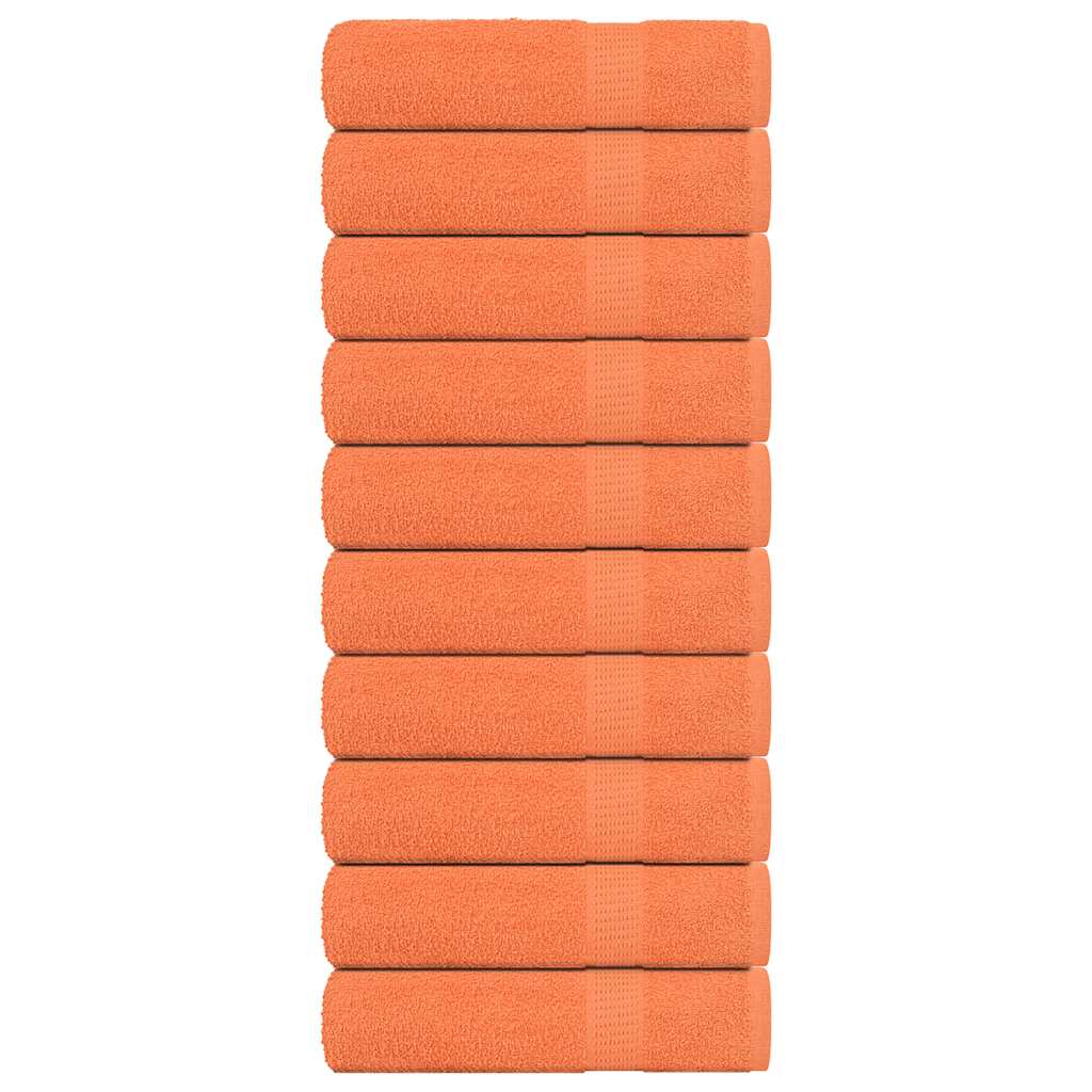 Duschtücher FROGN 10 Stk. Orange 70x140 cm 360 g/qm