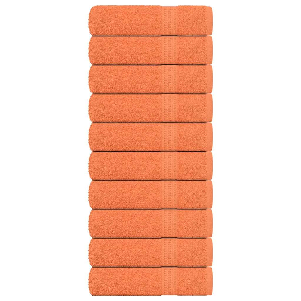 Badetücher FROGN 10 Stk. Orange 100x150 cm 360 g/m²