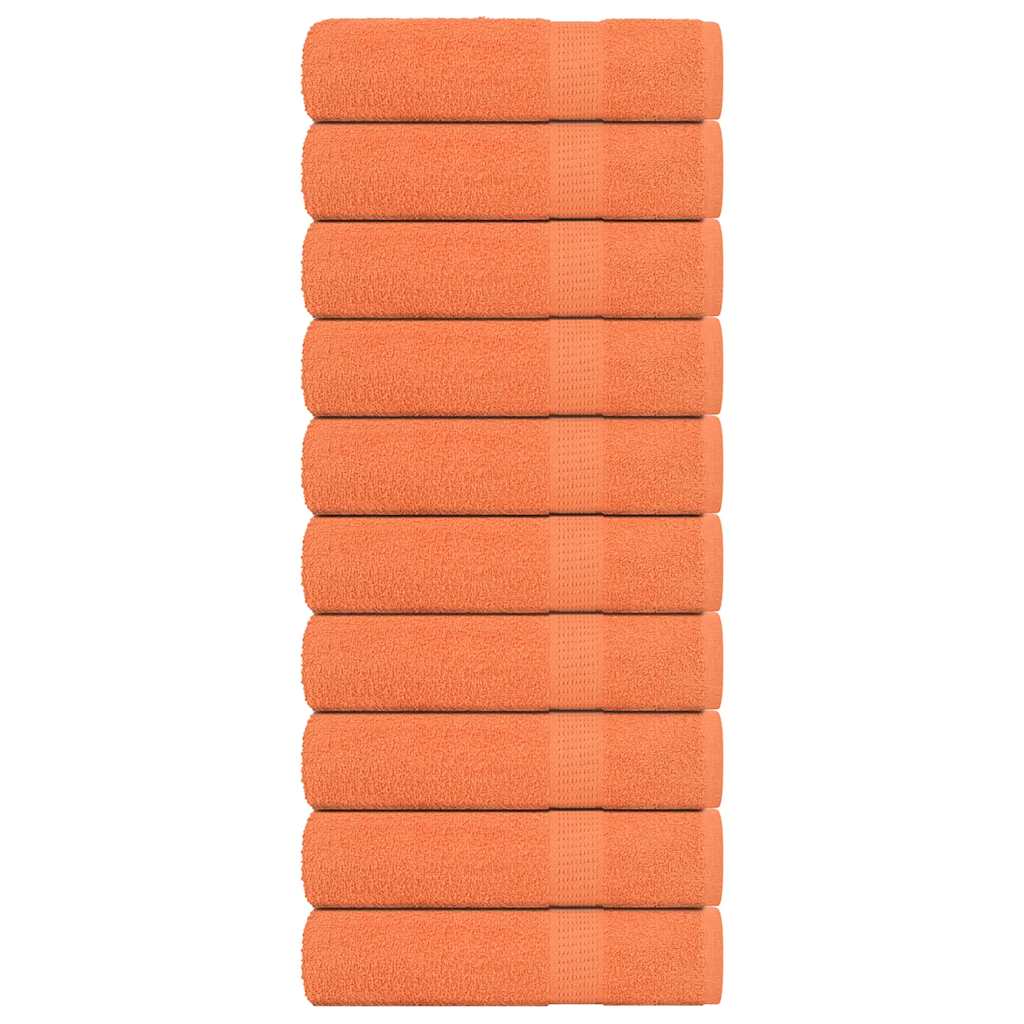 Badetücher FROGN 10 Stk. Orange 100x150 cm 360 g/m²