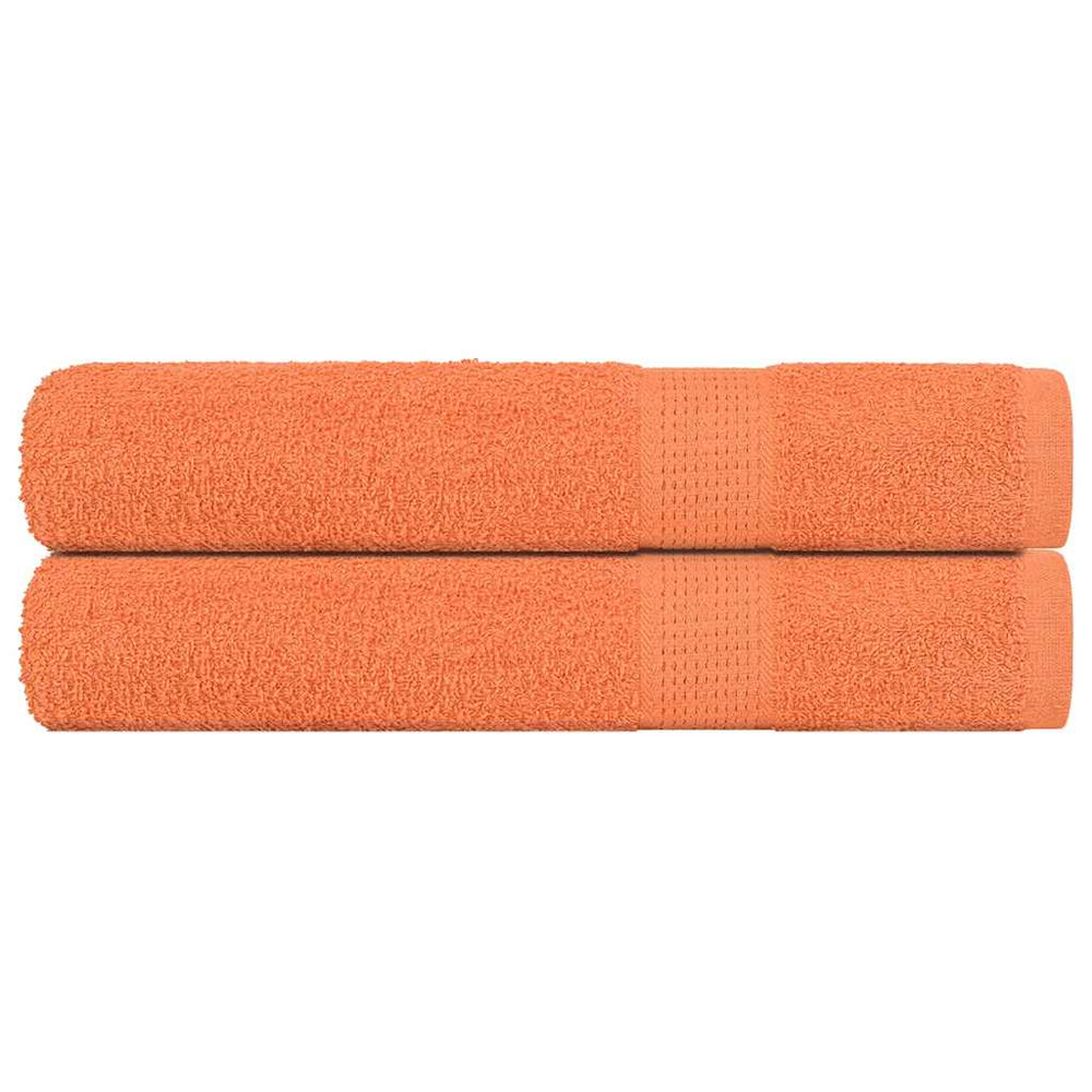 Saunatücher FROGN 2 Stk. Orange 80x200 cm 360 g/m²