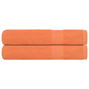 Saunatücher FROGN 2 Stk. Orange 80x200 cm 360 g/m²