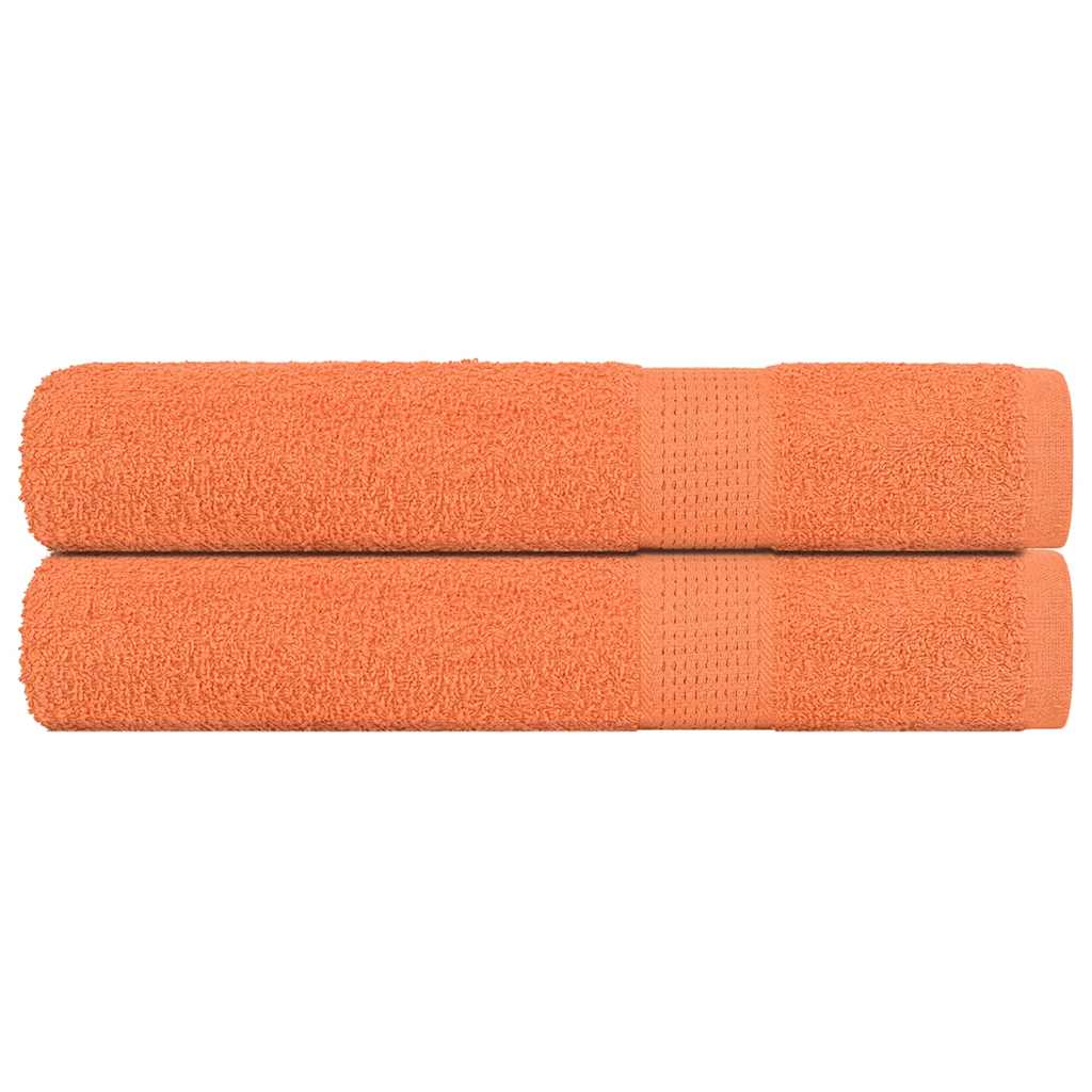 Saunatücher FROGN 2 Stk. Orange 80x200 cm 360 g/m²