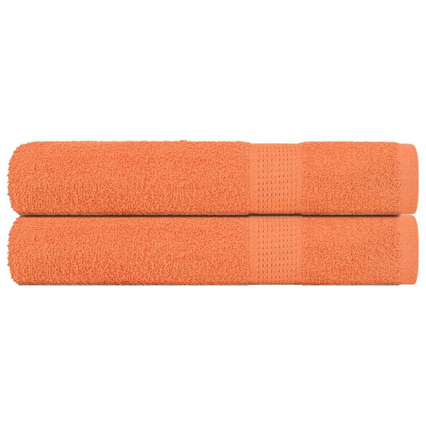Saunatücher FROGN 2 Stk. Orange 80x200 cm 360 g/m²