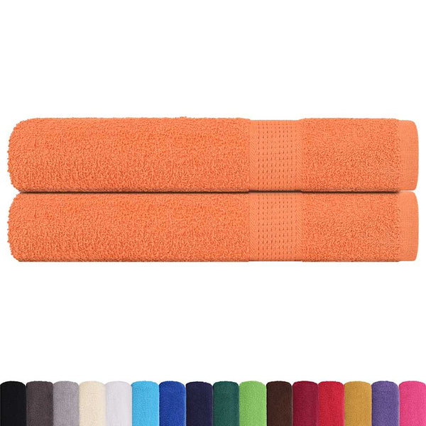 Saunatücher FROGN 2 Stk. Orange 80x200 cm 360 g/m²