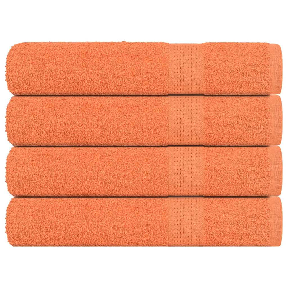 Saunatücher FROGN 4 Stk. Orange 80x200 cm 360 g/m²