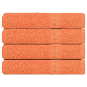 Saunatücher FROGN 4 Stk. Orange 80x200 cm 360 g/m²