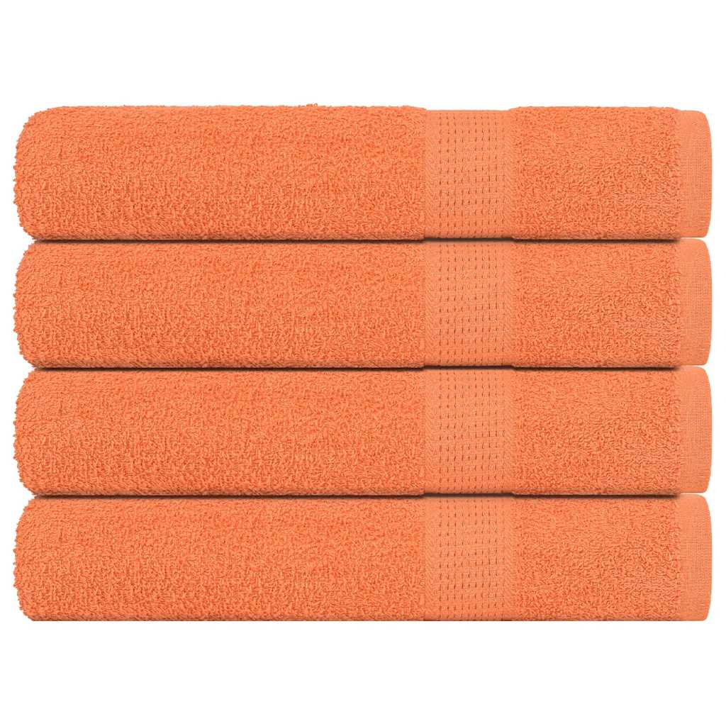 Saunatücher FROGN 4 Stk. Orange 80x200 cm 360 g/m²