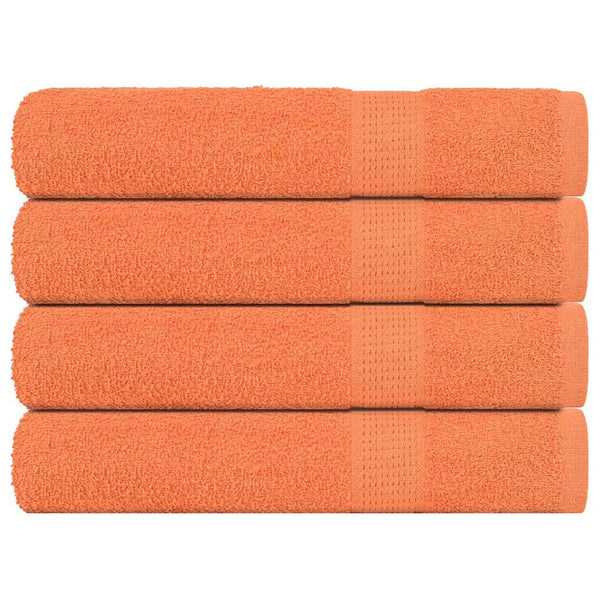 Saunatücher FROGN 4 Stk. Orange 80x200 cm 360 g/m²