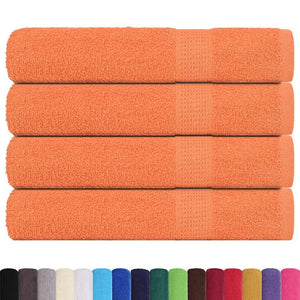 Saunatücher FROGN 4 Stk. Orange 80x200 cm 360 g/m²