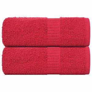 Gästetücher FROGN 2 Stk. Rot 30x50 cm 360 g/m²