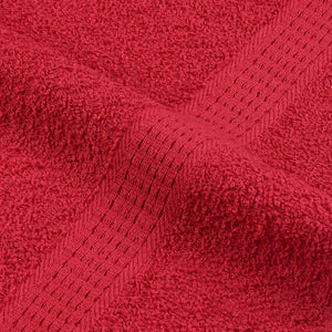 Gästetücher FROGN 4 Stk. Rot 30x50 cm 360 g/m²