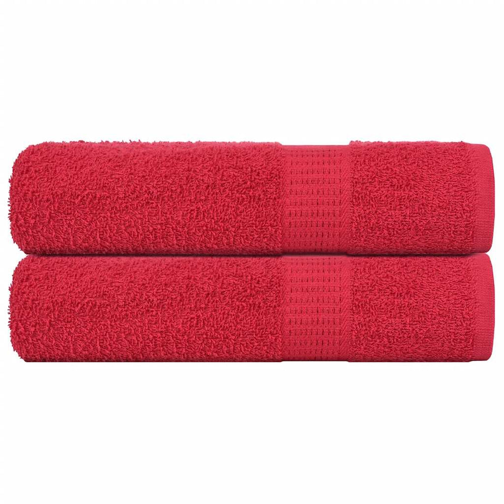 Handtücher FROGN 2 Stk. Rot 50x100 cm 360 g/m²