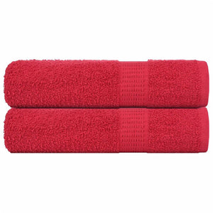 Handtücher FROGN 2 Stk. Rot 50x100 cm 360 g/m²