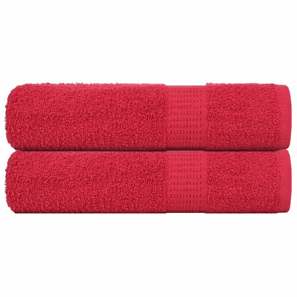 Handtücher FROGN 2 Stk. Rot 50x100 cm 360 g/m²