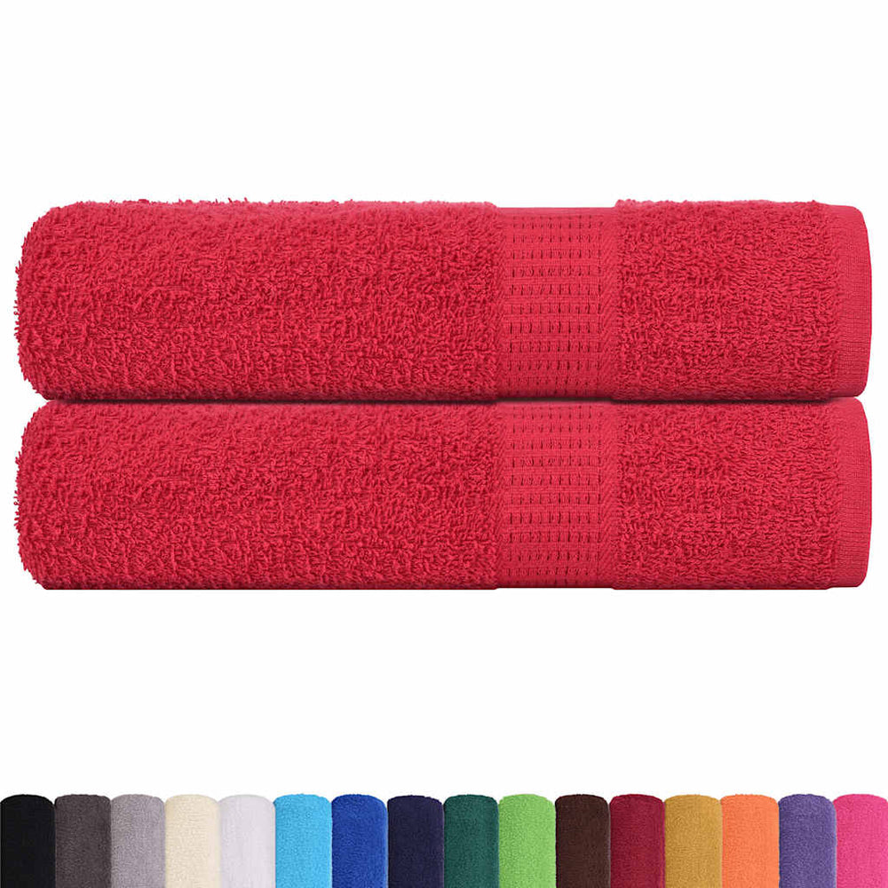 Handtücher FROGN 2 Stk. Rot 50x100 cm 360 g/m²