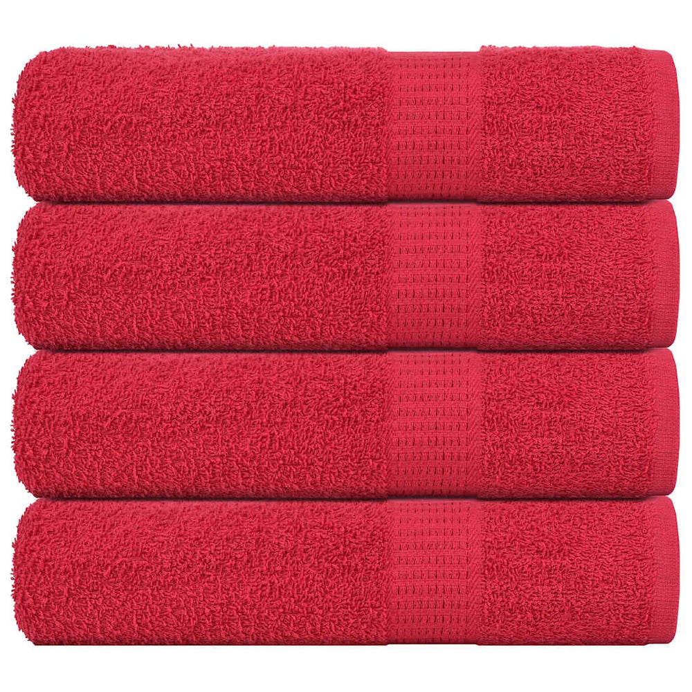 Handtücher FROGN 4 Stk. Rot 50x100 cm 360 g/m²