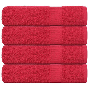 Handtücher FROGN 4 Stk. Rot 50x100 cm 360 g/m²
