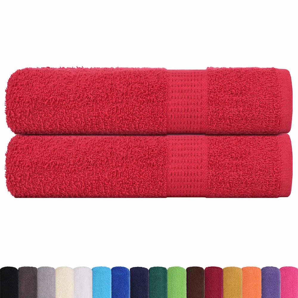 Duschtücher FROGN 2 Stk. Rot 70x140 cm 360 g/m²