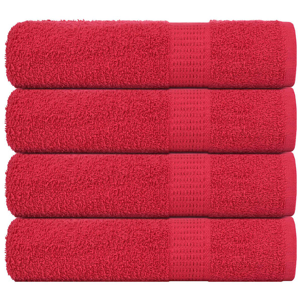 Duschtücher FROGN 4 Stk. Rot 70x140 cm 360 g/m²